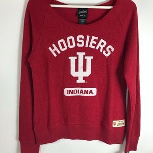 Indiana Hoosiers Sweatshirt Juniors NWT SZM 7/9